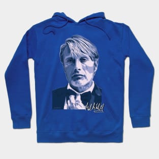 Mads Mikkelsen Signed Portrait 1 Hoodie